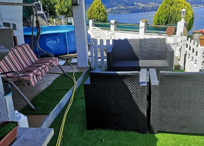 Acogedora Casa Con Buenas Vistas, Asador Y Piscina Desmontable